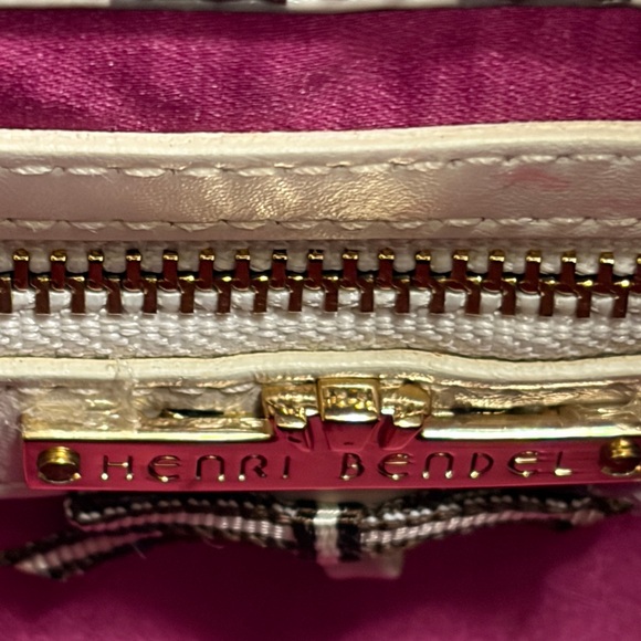 Henri Bendel Purple and Black Striped Women's Bag - Picture 7 of 15